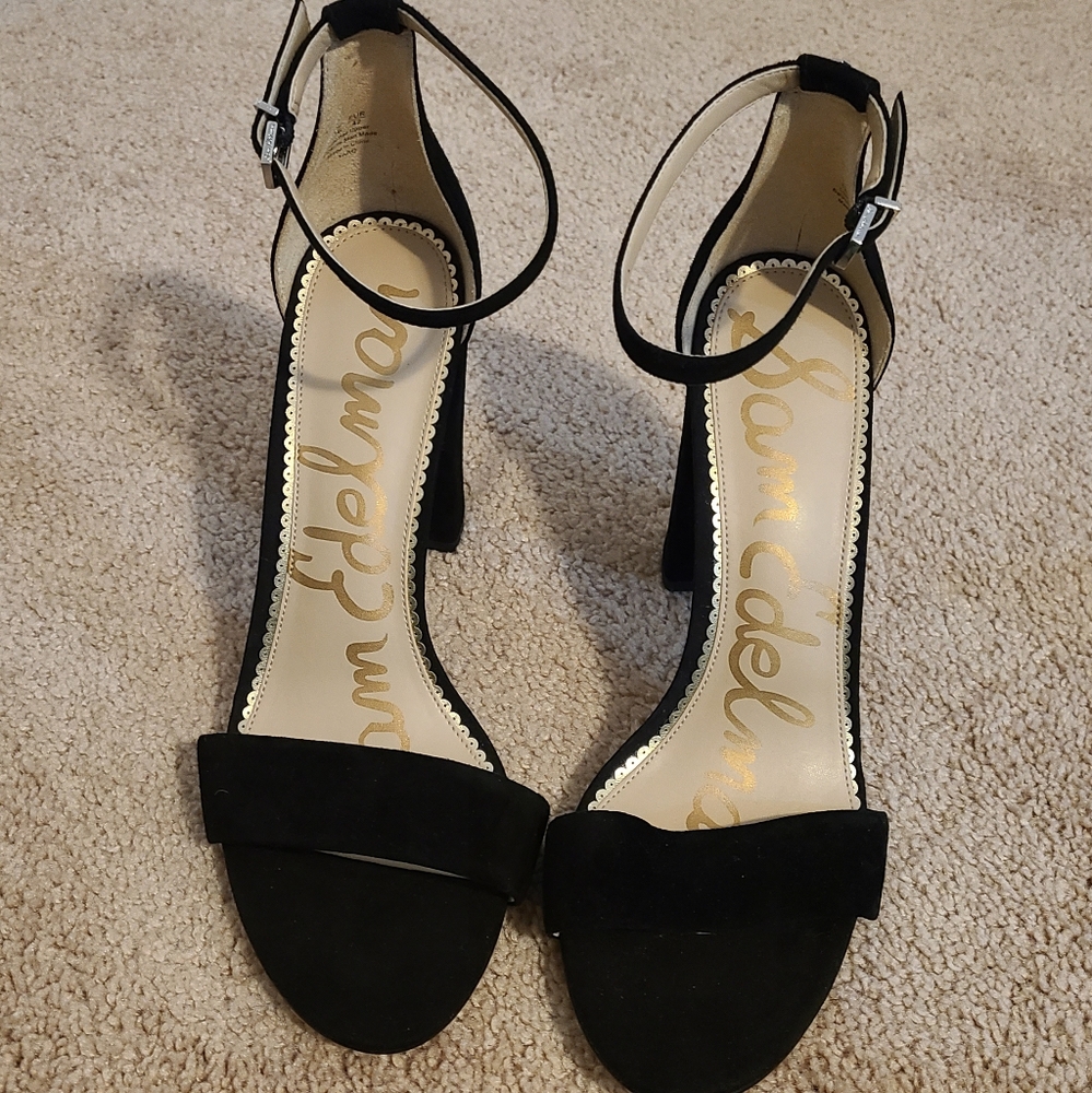 NWOB Sam Edelman size 12 black block heel sandal